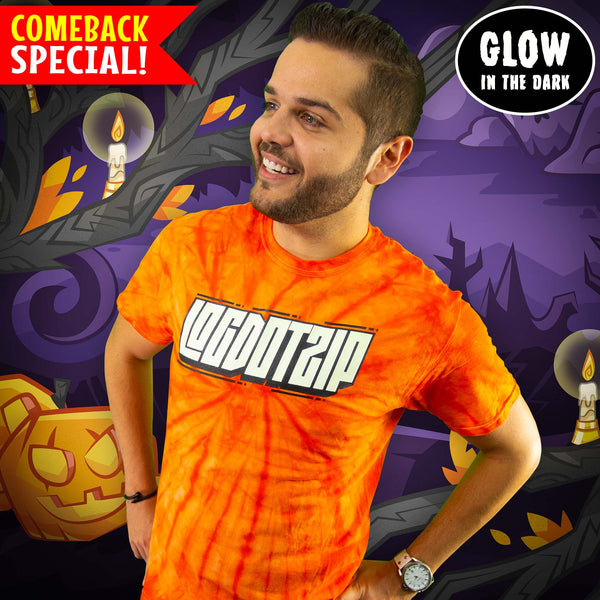 *COMEBACK SPECIAL!* GLOW IN THE DARK Pumpkin Tie-Dye Shirt